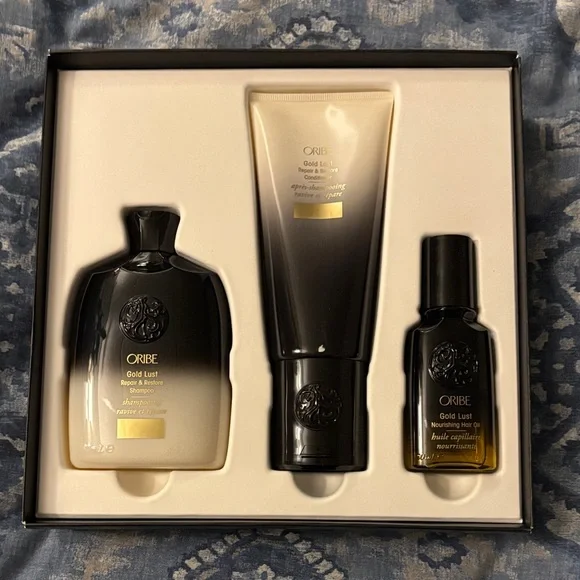 Oribe Gold Lust Hair Care Trio - Black and Gold - Picture 1 of 4